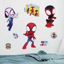 Conjunto de decalques de parede Marvel Spidey WALL PALZ 29-34 cm Conjunto de decalques de parede Marvel Spidey WALL PALZ 29-34 cm