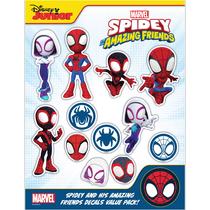 Conjunto de decalques Marvel Spidey e seus incríveis amigos x12