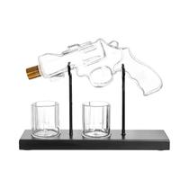 Conjunto De Decantador De Uísque Masculino KEMORELA Revólver Dispensador De Vinho De Vidro Bar