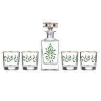 Conjunto de Decantador y Vasos de Whisky Lenox Holiday de 5 Piezas Conjunto de Decantador y Vasos de Whisky Lenox Holiday de 5 Piezas