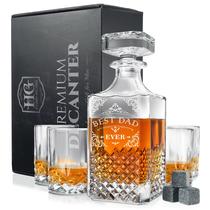 Conjunto de decantadores de uísque Pitcher Hydro Gizmos Best Dad Ever