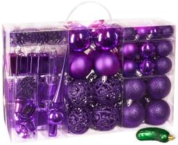 Conjunto de decoração de árvore de Natal BRUBAKER 101 Pack Enfeites Conjunto de decoração de árvore de Natal BRUBAKER 101 Pack Enfeites