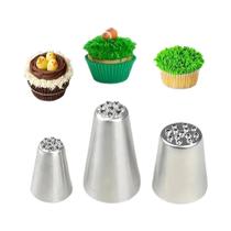 Conjunto De Decoração De Bolos Em Aço Inoxidável 3 Peças Bicos De Confeitar Para Decoração DIY Conjunto De Decoração De Bolos Em Aço Inoxidável 3 Peças Bicos De Confeitar Para Decoração DIY