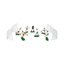 Conjunto De Decoração De Cupcake Esportivo Infantil 9 Peças Futebol Basquete Topper De Bolo
