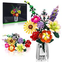 Conjunto de decoração de edifícios de buquês de flores Mesproud com 9 tipos Conjunto de decoração de edifícios de buquês de flores Mesproud com 9 tipos