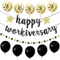 Conjunto de decoração de festa Happy Workiversary Acculess Conjunto de decoração de festa Happy Workiversary Acculess