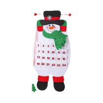Conjunto De Decoração De Natal Com Papai Noel, Boneco De Neve E Rena Para Contagem Regressiva No Conjunto De Decoração De Natal Com Papai Noel, Boneco De Neve E Rena Para Contagem Regressiva No