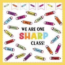 Conjunto de decoração de quadro de avisos VABAMNA Colorful Classroom Conjunto de decoração de quadro de avisos VABAMNA Colorful Classroom