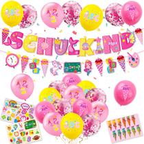 Conjunto de decoração: festa de volta às aulas: 22 balões de látex