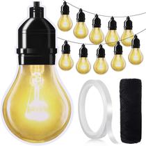Conjunto de decoração Outus Light Bulbs Cutouts 72 peças Conjunto de decoração Outus Light Bulbs Cutouts 72 peças
