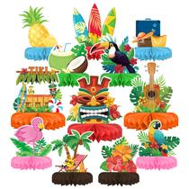 Conjunto de Decoração para Festa Gatherfun Tema Luau Havaiano 12pcs