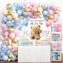 Conjunto de Decoração SPARKTUTU 151 peças para Chá Revelação de Bebê