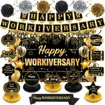 Conjunto de decoração Wayyogh Happy Workiversary Office Party