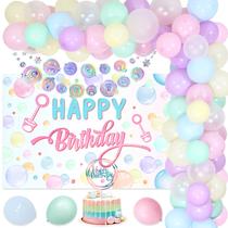 Conjunto de decorações de festa Balterever Oneder the Sea Bubble Theme