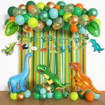 Conjunto de Decorações de Festa de Aniversário Dinossauro Ouddy para Meninos