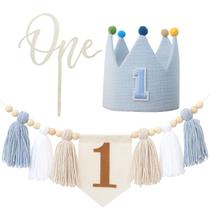 Conjunto de decorações de festa de aniversário JUIIZAY para menino