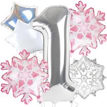 Conjunto de decorações de festa Dripykiaa Winter Onederland, 1º aniversário Conjunto de decorações de festa Dripykiaa Winter Onederland, 1º aniversário