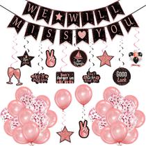 Conjunto de decorações de festa Tenare Farewell 53 unidades Miss You Conjunto de decorações de festa Tenare Farewell 53 unidades Miss You