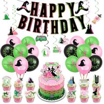Conjunto de decorações de festa Witch Movie Birthday 38 unidades ZAOQIAN Conjunto de decorações de festa Witch Movie Birthday 38 unidades ZAOQIAN