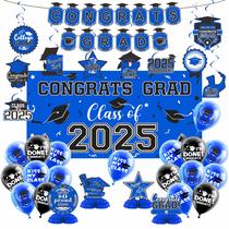 Conjunto de decorações de formatura Dunfack Class of 2025 com banner
