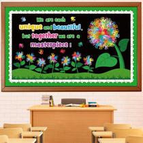 Conjunto de decorações de quadro de avisos Huzobooby Summer Flowers