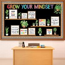 Conjunto de decorações de quadro de avisos para plantas em vasos de vegetação