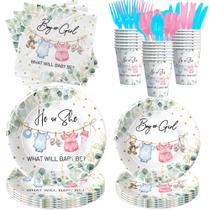 Conjunto de decorações de revelação de gênero: tema APOWBLS Greenery