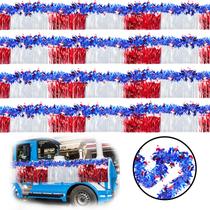 Conjunto de decorações patrióticas Parade Float, 4 de julho, 8 unidades Conjunto de decorações patrióticas Parade Float, 4 de julho, 8 unidades