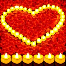 Conjunto de decorações românticas Flasoo Rose Petals & Candles Conjunto de decorações românticas Flasoo Rose Petals & Candles