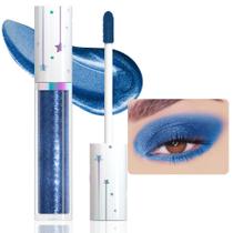 Conjunto de delineador de sombras Liquid Shimmery Glitter evpct 22 Blue