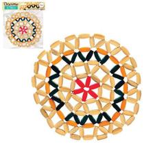 Conjunto de descanso de panelas redondo color (3 peças) - ART HOUSE