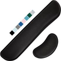 Conjunto de descanso de pulso Gorilla Grip Silky Gel Memory Foam Black