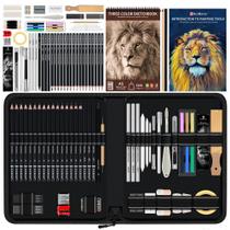 Conjunto de desenho Kird Barken 112 PCS Professional com estojo