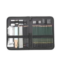 Conjunto de desenho para esboçar e desenhar 36 unidades com estojo - genérico Conjunto de desenho para esboçar e desenhar 36 unidades com estojo - genérico