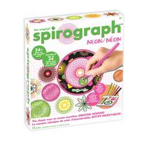 Conjunto de desenho Spirograph Neon com marcadores de néon para crianças com mais de 8 anos