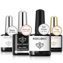 Conjunto de Desidratador e Primer para Unhas com Base e Acabamento em Gel