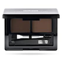 Conjunto de design de sobrancelhas Pupa Milano Essentials 003 Dark Brown