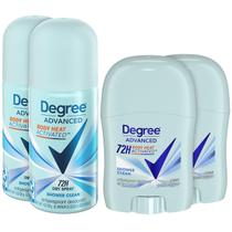 Conjunto de desodorante antitranspirante Degree Women Travel 72H, 4 peças