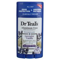 Conjunto de desodorante para presente Dr. Teal's Vanilla Lavender 75 ml (pacote com 2)