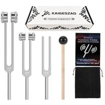 Conjunto de diapasões KAIGESZAD 128 Hz, 256 Hz, 512 Hz, ponderado e não ponderado