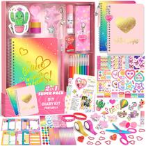 Conjunto de diários Art Craft Kit Axirata DIY para meninas de 6 a 14 anos Conjunto de diários Art Craft Kit Axirata DIY para meninas de 6 a 14 anos
