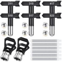 Conjunto de dicas de pulverização: pulverizador de tinta Airless Zhengmy, 14 peças