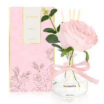 Conjunto de difusor Saussavita Reed 210 ml de aroma de rosa 120 dias