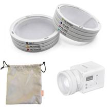 Conjunto De Difusores Magnéticos Godox Para Luzes Led Bicolor Ml80 E Ml150 Conjunto De Difusores Magnéticos Godox Para Luzes Led Bicolor Ml80 E Ml150
