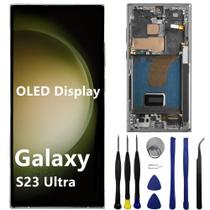 Conjunto de digitalizador de tela de toque com display LCD para Samsung Galaxy S23 Ultra