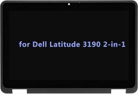 Conjunto de digitalizador de tela de toque LCD de 11,6" para Dell Latitude 3190 2 em 1