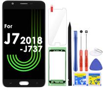 Conjunto de digitalizador de toque com display LCD para Samsung Galaxy J7 2018
