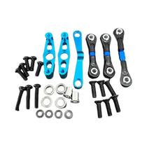 Conjunto De Direção Metálico Para Carro RC 1/10 Com Rolamento E Braços De Direção Ajustáveis Para