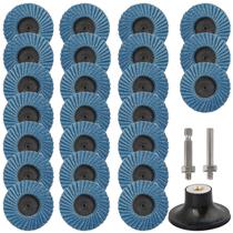 Conjunto de discos com aba AOKLIT, disco de lixamento Die Grinder de 2 polegadas e 24 unidades