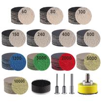 Conjunto de discos de lixar GOH DODD 185 unidades 60-10000 Grit Wet Dry com Acc